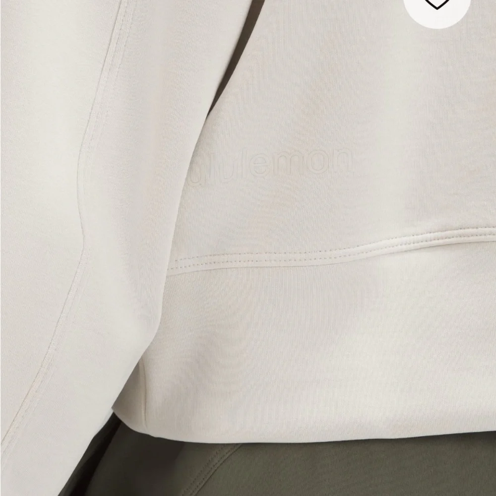 Lululemon NWT Softstream Perfectly Oversized Cropped Crew - Picture 3 of 6